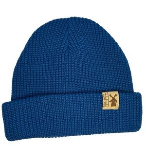Dutch Bros Knit Estab.’92 BLUE Classic Vintage Cuffed Beanie RADIATE KINDNESS DB